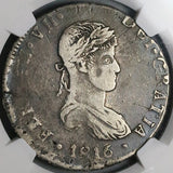 1816-D NGC VF Mexico 8 Reales War Independence Durango Mint Silver Coin (25042101D)