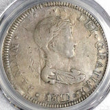 1817-D PCGS VF 20 Mexico 8 Reales War Independence Durango Mint Error Clashed Dies Silver Coin POP 1/0 (26021901C)