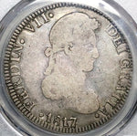 1817-Zs PCGS VF 20 Mexico 8 Reales War Independence Zacatecas Mint Silver Coin (25081403C)