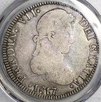 1817-Zs PCGS VF 20 Mexico 8 Reales War Independence Zacatecas Mint Silver Coin (25081403C)