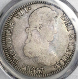 1817-Zs PCGS VF 20 Mexico 8 Reales War Independence Zacatecas Mint Silver Coin (25081403C)