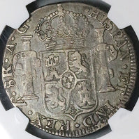 1817-Zs NGC VF 30 Mexico 8 Reales War Independence Zacatecas Mint Die Clash Error Coin (24051305C)