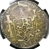 1818-Zs NGC VF 35 Mexico 8 Reales War Zacatecas Ferdinand VII Silver Coin (25042102D)