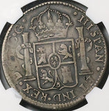 1821-D NGC VF 20 Mexico 8 Reales Durango War Independence Silver Coin (23052501D)