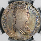 1821-D NGC VF Mexico 8 Reales Durango War Independence Silver Coin (26042203C)