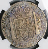 1821-D NGC VF Mexico 8 Reales Durango War Independence Silver Coin (26042203C)