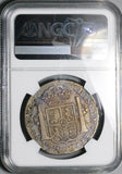 1821-D NGC VF Mexico 8 Reales Durango War Independence Silver Coin (26042203C)