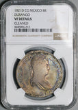1821-D NGC VF Mexico 8 Reales Durango War Independence Silver Coin (26042203C)