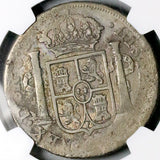 1821-D NGC VF Mexico 8 Reales Durango War Independence Silver Coin (26042204C)