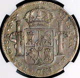 1821-Ga NGC XF 40 Mexico 8 Reales War Spain Guadalajara Mint Silver Coin (26042205C)