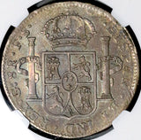 1821-Ga NGC XF 40 Mexico 8 Reales War Spain Guadalajara Mint Silver Coin (26042205C)