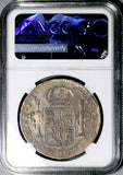 1821-Ga NGC XF 40 Mexico 8 Reales War Spain Guadalajara Mint Silver Coin (26042205C)