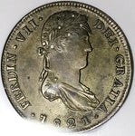 1821 Zs NGC AU 55 Mexico 8 Reales Zacatecas War Independence Coin (25050902C)