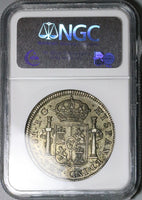 1821 Zs NGC AU 55 Mexico 8 Reales Zacatecas War Independence Coin (25050902C)