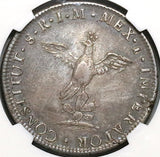 1822-Mo NGC XF 45 Mexico Iturbide Silver 8 Reales Empire Coin KM-304 (23080401C)
