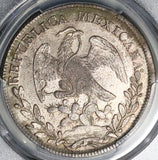 1826-Go JJ PCGS AU Mexico 8 Reales Guanajuato Mint Rare Silver Coin (25120202D)
