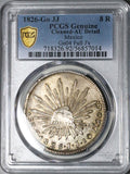 1826-Go JJ PCGS AU Mexico 8 Reales Guanajuato Mint Rare Silver Coin (25120202D)