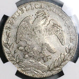 1826-Zs AV NGC XF 40 Mexico 8 Reales Zacatecas Mint Rare Silver Coin (26020503C)