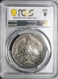 1827-Zs PCGS AU Mexico 8 Reales Zacatecas Rare Cap Rays Silver Coin  (25102902C)