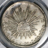 1829-Go PCGS XF Mexico 8 Reales Guanajuato Scarce Silver Coin (25102901C)