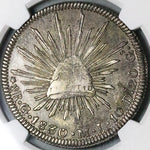 1830-Go NGC XF 40 Mexico 8 Reales Guanajuato Mint Single Dot Scarce Silver Coin (23101301C)