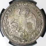 1830-Go NGC XF 40 Mexico 8 Reales Guanajuato Mint Single Dot Scarce Silver Coin (23101301C)