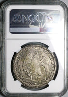 1830-Go NGC XF 40 Mexico 8 Reales Guanajuato Mint Single Dot Scarce Silver Coin (23101301C)