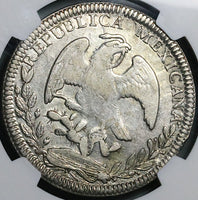 1830-Go NGC XF Mexico 8 Reales Guanajuato Single Dot Scarce Silver Coin (25041201C)