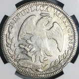 1830-Go NGC XF Mexico 8 Reales Guanajuato Single Dot Scarce Silver Coin (25041201C)