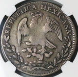 1830-Mo NGC VF Mexico 8 Reales Cap Rays Scarce Silver Coin (24040601C)