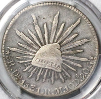 1831-Do PCGS VF 30 Mexico 8 Reales Durango Mint Error Silver Coin (24061501C)