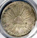 1831-Pi JS PCGS AU 53 Mexico 8 Reales Potosi Mint Scarce Silver Coin POP 2/1 (26061203C)