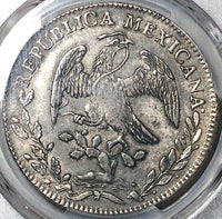1832-Mo PCGS XF 45 Mexico 8 Reales Cap Rays Scarce Silver Dollar Coin (25072001C)