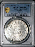 1834-Do RM/L PCGS AU Mexico 8 Reales Durango Mint Rare Silver Coin (26082703C)