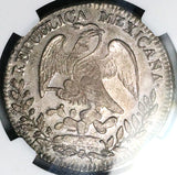 1834-Pi NGC MS 63 Mexico 8 Reales Potosi Mint Rare Silver Coin (25111901D)