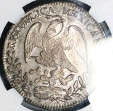 1834-Pi NGC MS 63 Mexico 8 Reales Potosi Mint Rare Silver Coin (25111901D)