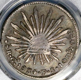 1834-Ga PCGS VF 30 Mexico 8 Reales Guadalajara Scarce Cap Rays Silver Coin POP 2/0 (26033001D)