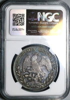 1836-Ga NGC AU Mexico 8 Reales Guadalajara Mint Cap Rays Rare Coin (24052704C)