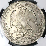 1836-Pi NGC MS 61 Mexico Silver 8 Reales Potosi Mint Scarce 8Rs Coin (24032501C)
