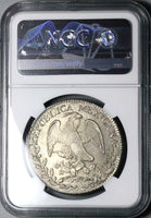 1836-Pi NGC MS 61 Mexico Silver 8 Reales Potosi Mint Scarce 8Rs Coin (24032501C)