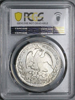 1836-Pi PCGS UNC Mexico 8 Reales Potosi Mint Scarce 8Rs Silver Coin (25032702C)