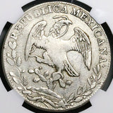 1838-Mo ML NGC XF 40 Mexico 8 Reales Cap Rays Scarce Silver Coin (25092701C)