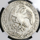 1838-Mo ML NGC XF 40 Mexico 8 Reales Cap Rays Scarce Silver Coin (25092701C)