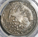 1839-Mo PCGS XF 40 Mexico 8 Reales Scarce Cap Rays Silver Coin (26012202C)