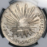 1840-Ga NGC AU Mexico 8 Reales Guadalajara Cap Rays Rare Silver Coin (26081102C)