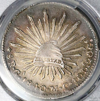 1840-Ga PCGS AU Mexico 8 Reales Guadalajara Mint Cap Rays Rare Silver Co (25040603D)