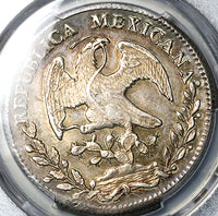 1840-Ga PCGS AU Mexico 8 Reales Guadalajara Mint Cap Rays Rare Silver Co (25040603D)