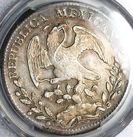 1840-Ga PCGS AU Mexico 8 Reales Guadalajara Mint Cap Rays Rare Silver Co (25040603D)