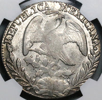 1842/31-Do NGC MS 61 Mexico 8 Reales Durango Mint Rare Overdate Silver Coin POP 1/1 (24070901C)