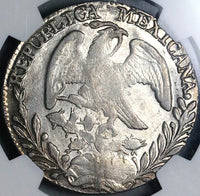 1842/31-Do NGC MS 61 Mexico 8 Reales Durango Mint Rare Overdate Silver Coin POP 1/1 (24070901C)